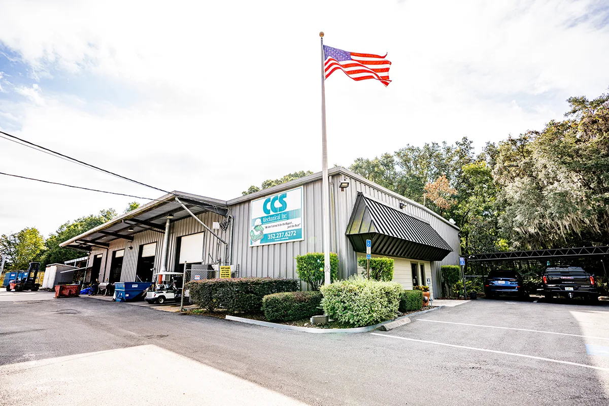 CCS Mechanical facility and yard at 737 SW 57th Ave, Ocala, FL