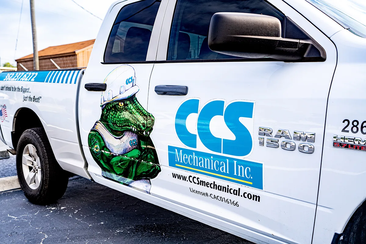 CCS Mechanical service truck in Ocala, FL