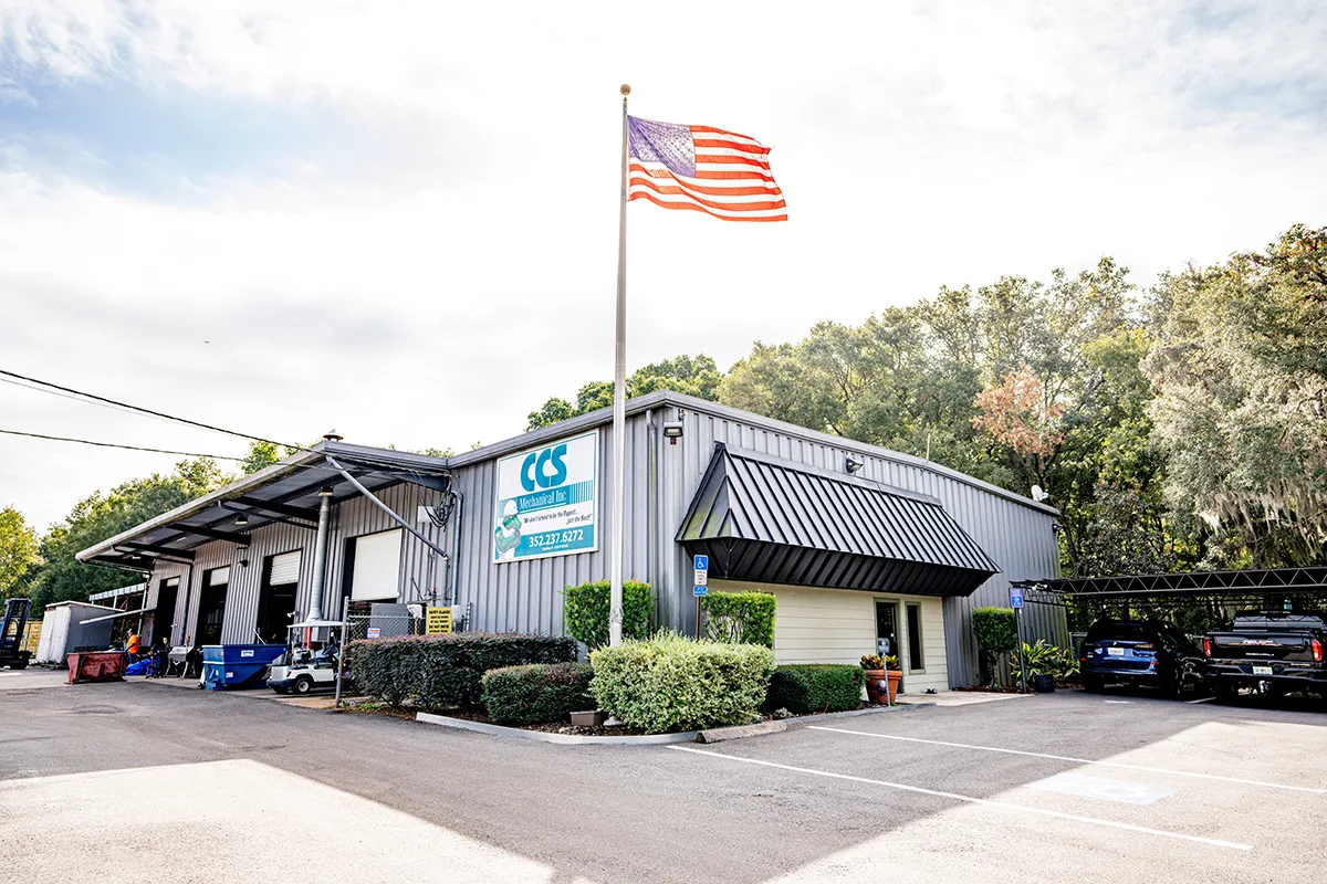 CCS Mechanical shop bays at the Ocala, FL facility