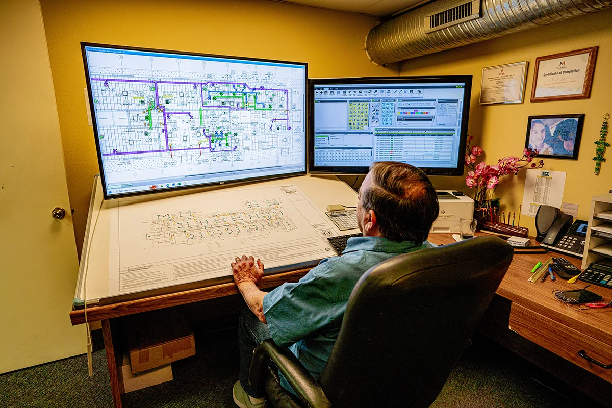 HVAC system design and CAD coordination at CCS Mechanical in Ocala, FL