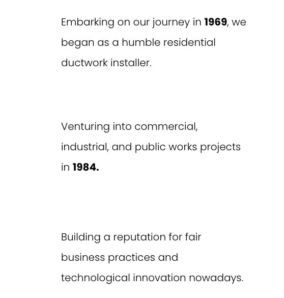 CCS Mechanical Timeline