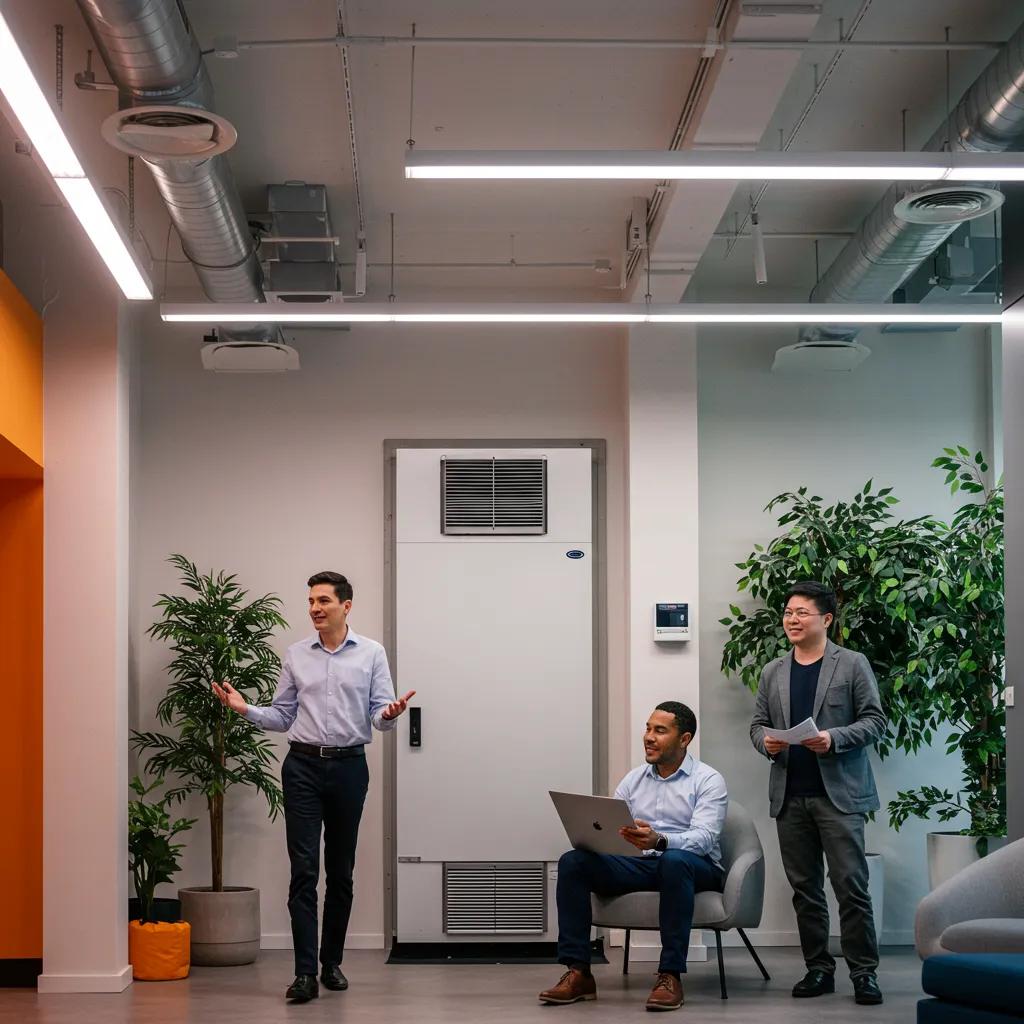 Comfortable indoor environment demonstrating the benefits of air balancing on air quality